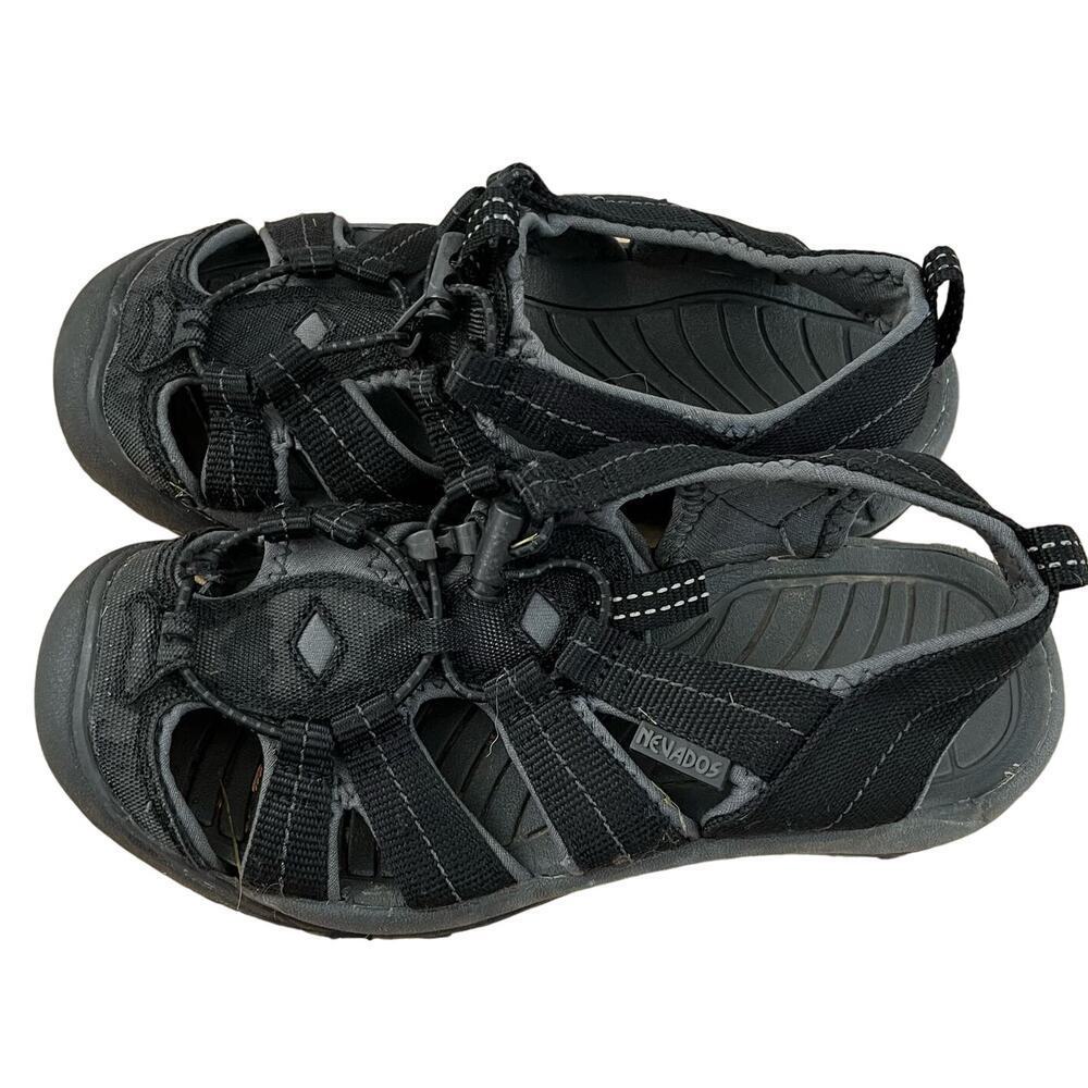 Nevados Aqua Sandals Black Nubuck Leather Kariba Size 5
